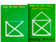 3D-Karten Weihnachten